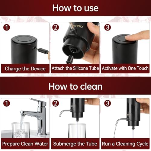 AIKARO - Electric Wine Aerator Pourer Rechargeable Automatic Decanter