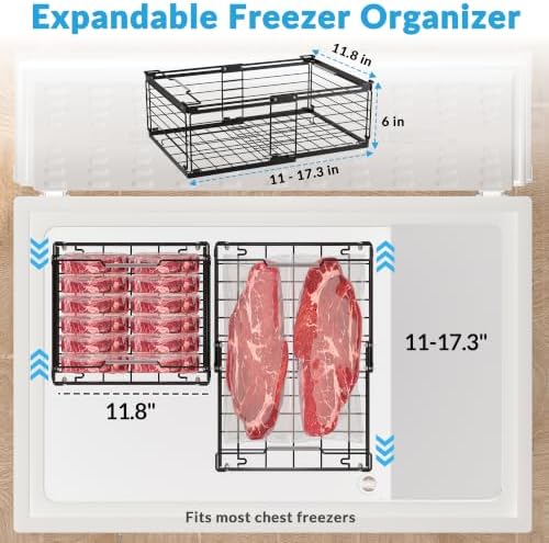 NADAMOO Expandable Chest Freezer Organizer Baskets