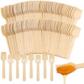 300 Pcs 3.75 Inch Disposable Mini Wooden Tasting Spoons
