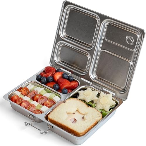 PlanetBox Launch Stainless Steel Lunchbox Replacement - Brushed