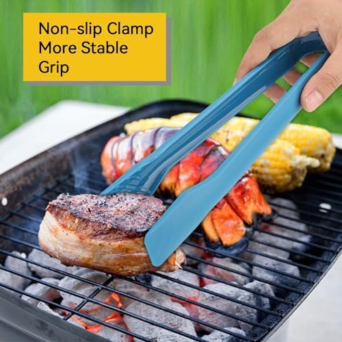 3 Sizes Bread Tongs, Blue