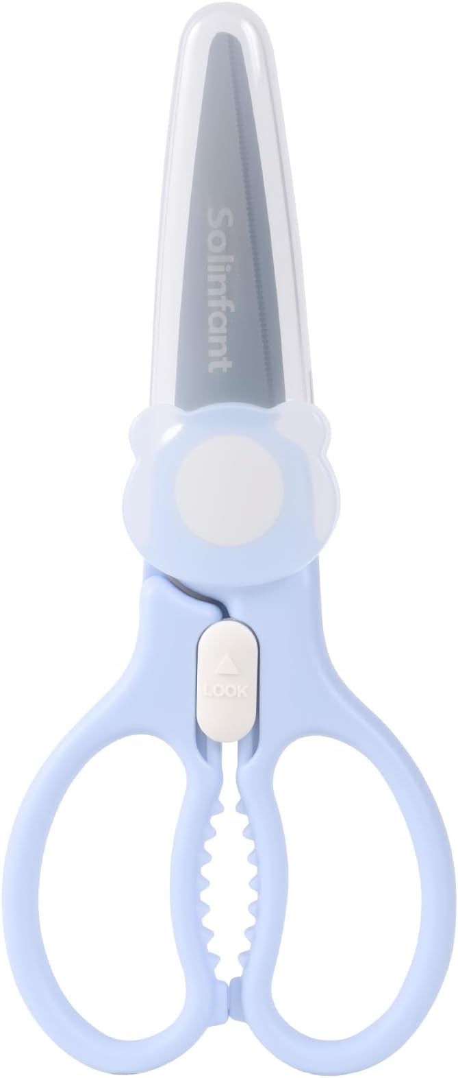 Premium Stainless Steel Portable Baby Food Safety Scissors, Detachable Feeding by Solinfant