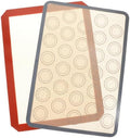 2pcs Silicone Baking Mat Nonstick Glass Fiber Liner Pastry Prep