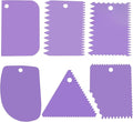 6pcs Cake Scraper Decorating Comb and Icing Smoother Reusable Bread Cream Pizza by YQBOOM
