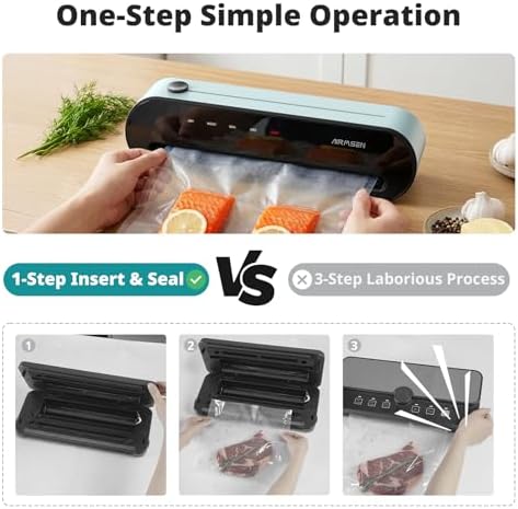 AIRMSEN 1-Step Auto Vacuum Sealer, 12-Inch Sealing Width