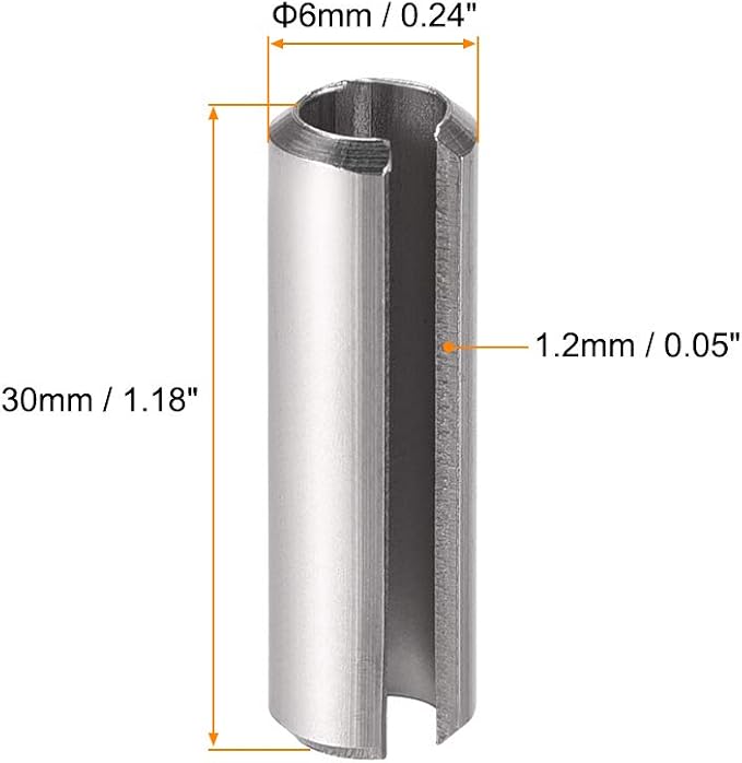 uxcell Slotted Spring Pin - Image 2