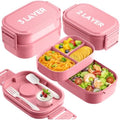Bento Lunch Box, 65 oz 3-Tier Stackable Lunch Container, Adjustable