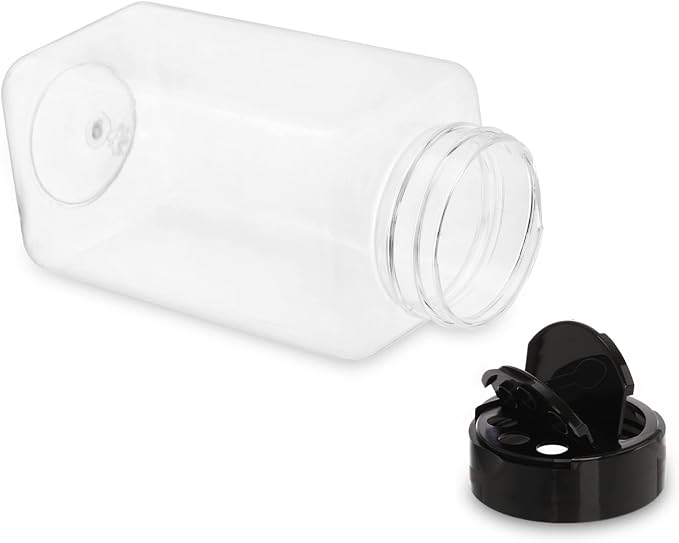 Tosnail 16 Pack 17 Fluid Oz Clear Plastic Spice Jars Spice Containers Spice - Image 4