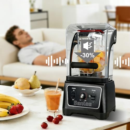 Commercial Blender, 2200W, 64oz BPA-Free Jar