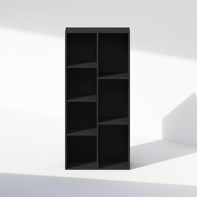 Furinno Reed Closet Organizers and Storage, 7-Cube Closet Organizer, Open Shelf - Image 5