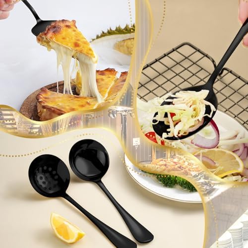 36-Piece Stainless Steel Serving Utensil Set – Complete Buffet