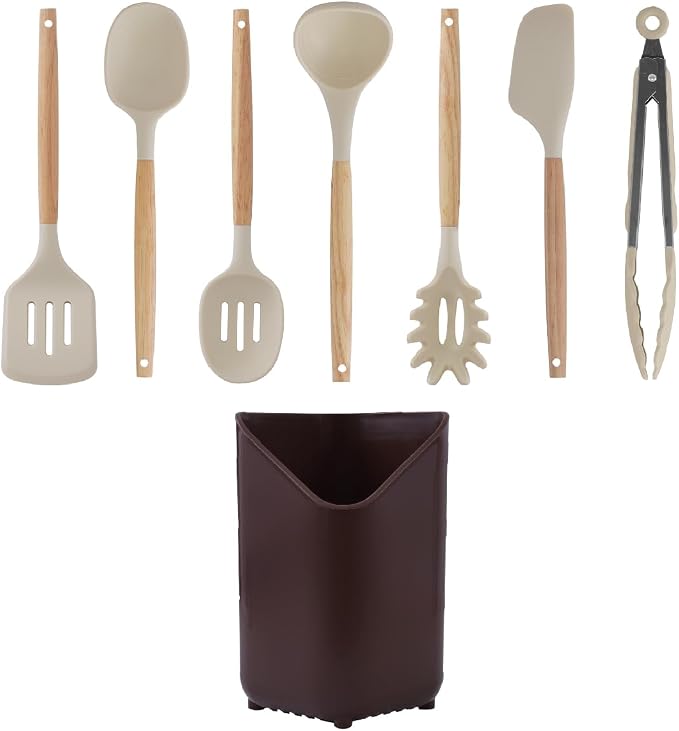 Glad Silicone Kitchen Utensils Set, and Spaghetti Server - Image 3