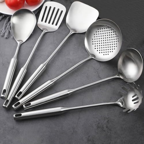Stainless Steel Kitchen Cooking Utensils Set, 6 PCS