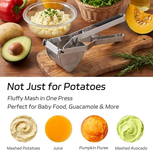 SPEENSUN Potato Ricer, 22oz Large Capacity, Heavy Duty Stainless Steel