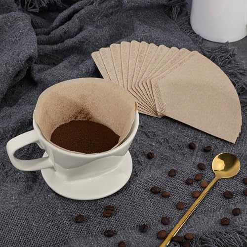 Segarty Pour Over Coffee Maker Set - Single Cup White Ceramic Coffee
