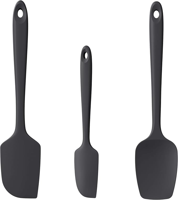 Heat Resistant Silicone Spatula Set of 3, Luxiwise 600ºF High Temp Baking by Unknown