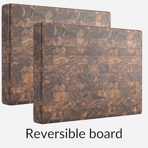 Walnut Hardwood End Grain Cutting Board, Made in USA
