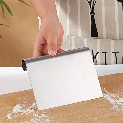 Pastry Bench Scraper,Scraper with measurements,Stainless Steel