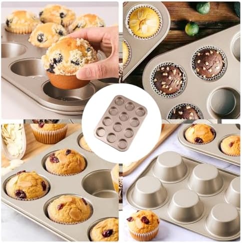 2er-Set Muffinblech 12 Mulden – antihaftbeschichtet & hitzebeständig