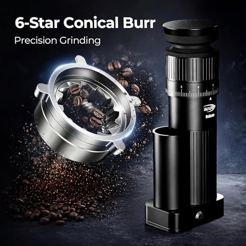 IKAPE Electric Coffee Grinder, 98 Grind Settings