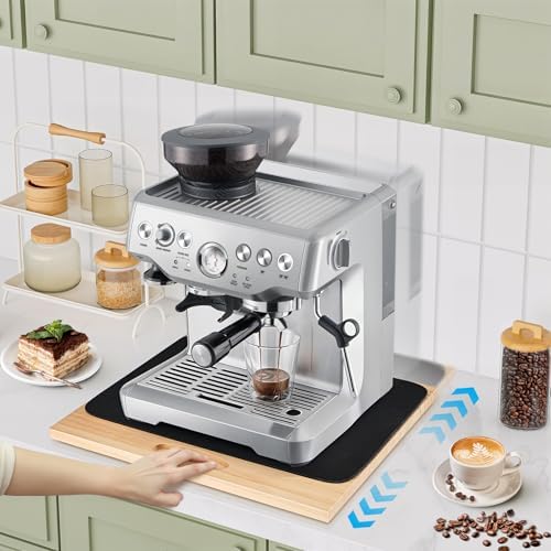 Appliance Slider, Solid Wood Large Sliding Tray for Coffee Maker
