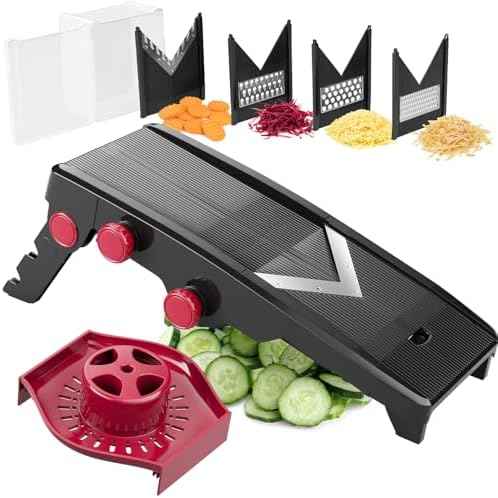 Mueller Austria Mandoline Slicer, Adjustable Vegetable Chopper, Grater