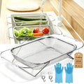 2026 New Stainless Steel Over The Sink Colander Strainer Basket