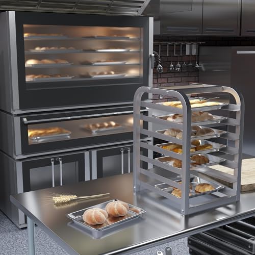 AmGood Quarter Size Sheet Pan, 13 x 10 in., Pack of 6-19 Gauge 3003