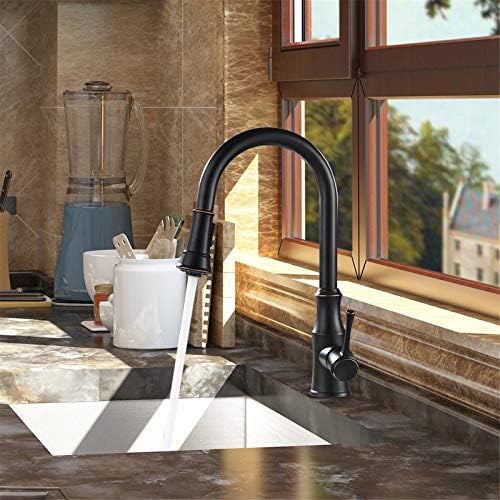 AguaStella AS94ORB Pull-Down Kitchen Faucet, Oil Rubbed Bronze