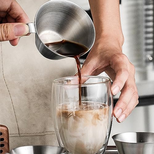 4 Pack Espresso Shot Cups with Handle Espresso Measuring Cup
