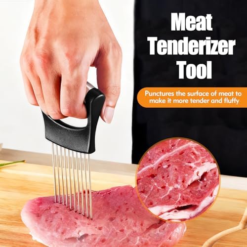 Onion Holder for Slicing, Stainless Steel Onion Slicer, Onions Slicer