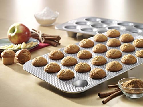 USA Pan Bakeware Mini Cupcake, Muffin, Half Sheet Baking Pan and