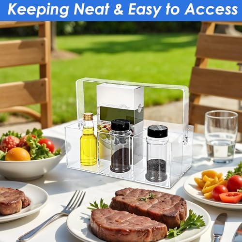 2 Pack Silverware Organizer, Paper Plate Holders, Cutlery and Flatware