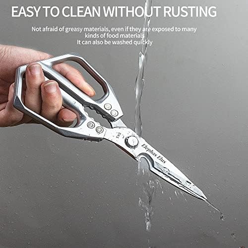 Ultra Sharp Kitchen Scissors, Kitchen Shears Heavy Duty for Meat &