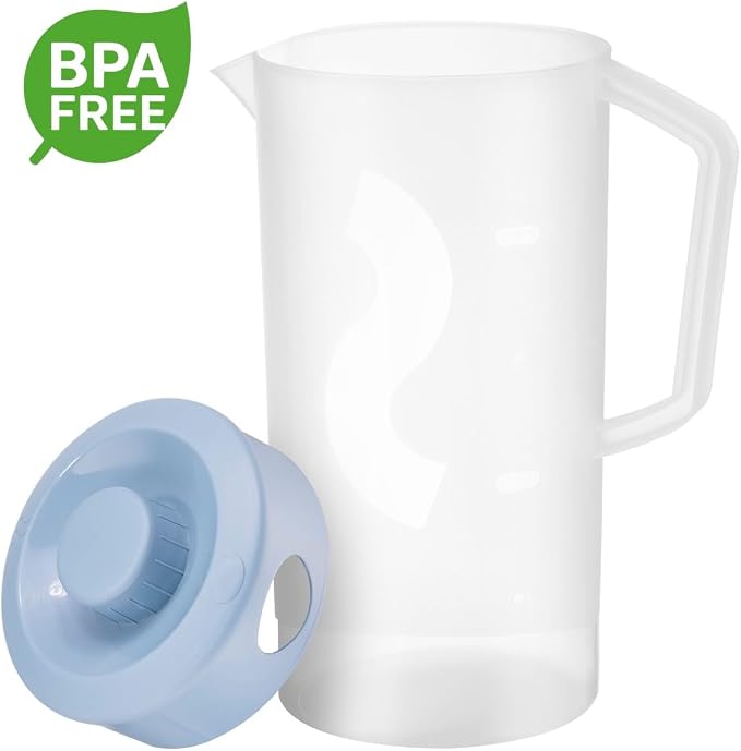 Tribello Pitcher with Lid Half Gallon, Ice Tea, and Drinks, Freezer/Dishwasher - Image 6
