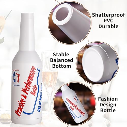 SuproBarware 1pcs Flair Bottle Practice Bartender Practice Bottles