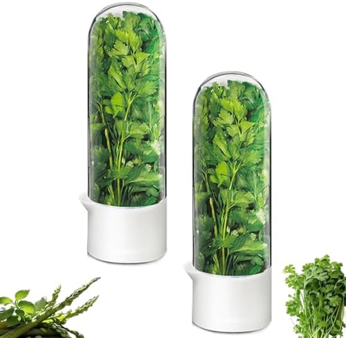 Herb Saver for Refrigerator, Cilantro Container