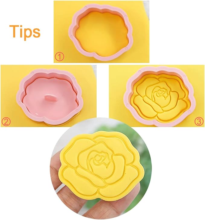 8 Pcs Cookie Cutters Set 3D Holiday Cookie Cutters - Image 3