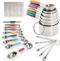 CEYAZYE 23Pcs Magnetic Measuring Cups and Spoons Set, Stackable