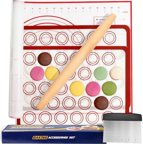 Silicone Baking Mat Sets, Food Safe Pastry Mat
