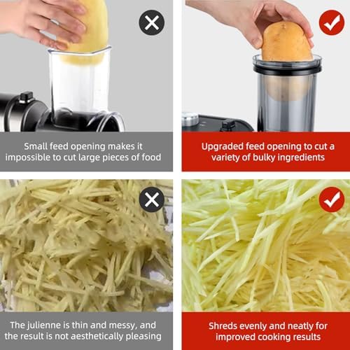 5-in-1 300W Electric Cheese Grater and Vegetable Slicer
