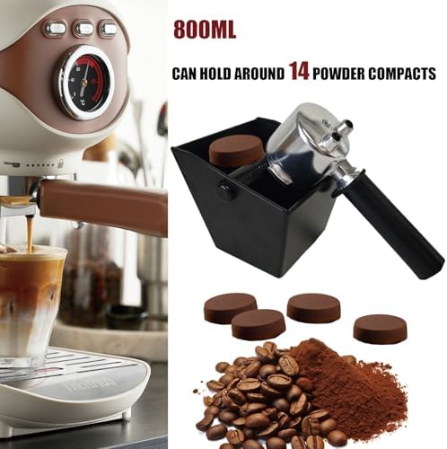 Espresso Knock Box,Coffee Grounds Container Machine Accessory