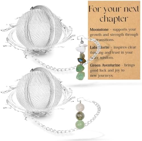 2pcs Tea Infuser, Stainless Steel Mesh Tea Ball Tea Steeper with Good