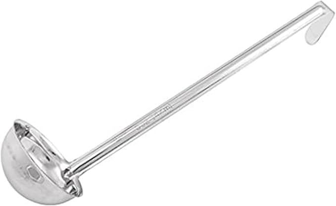 Winco Prime One Piece Stainless Steel Ladle, NSF Listed, 1/2 Ounce by Winco