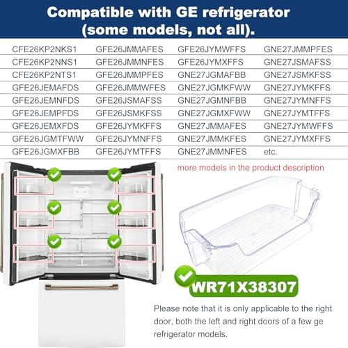 WR71X38307 Door Shelf Bin Compatible with ge refrigerator