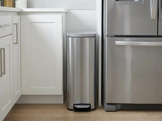 Garvee 13 Gallon Slim Kitchen Trash Can, Narrow Stainless Steel Step-On Pedal - Image 8