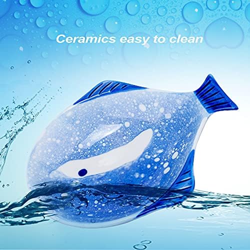 2 Pack Ceramic Spoon Rest for Stove Top,Spoon Holder for Kitchen