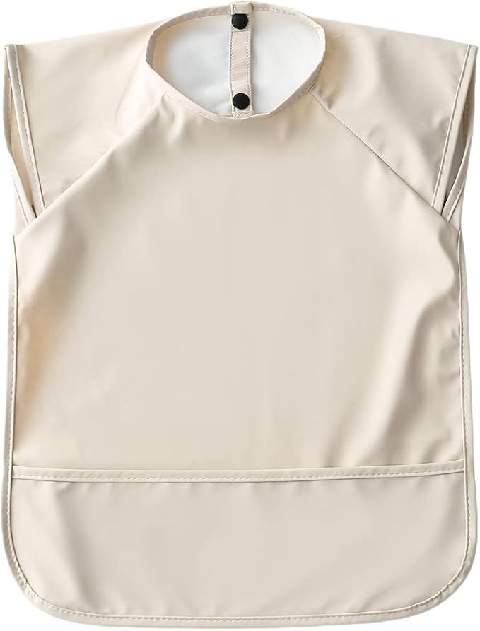 Waterproof Baby Bibs, Infant Toddler Extra Cover Feeding Bib by GZMM