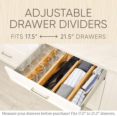 Night Tree Expandable Bamboo Drawer Dividers – drawer separators for