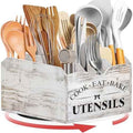 Extra-Large Kitchen Utensil Holder for Countertop-360° Rotating Base
